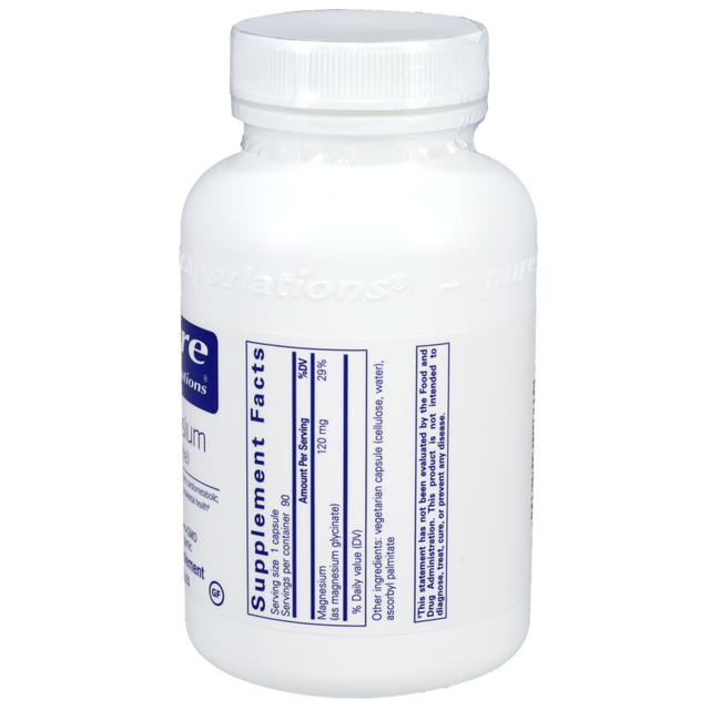 Pure Encapsulations Magnesium (Glycinate) Mineral & Metabolic Support (90 Capsules)
