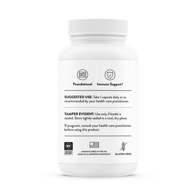 Thorne Zinc Picolinate Wellness Support – 60 Capsules (30 mg)