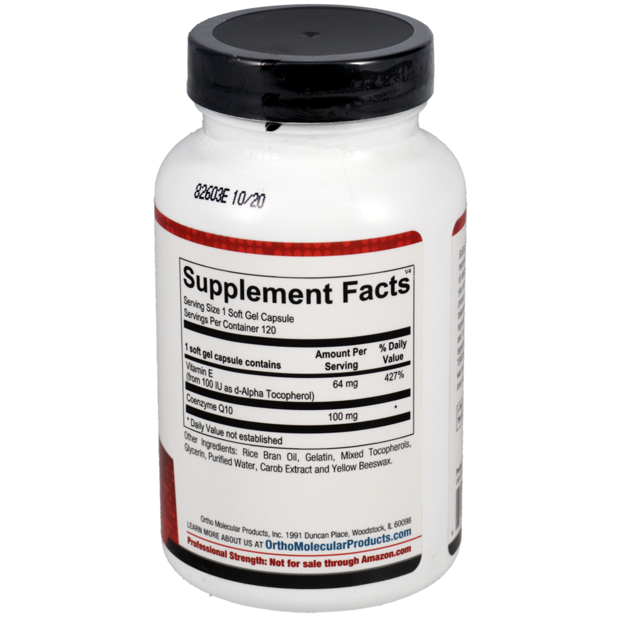 Ortho Molecular CoQ-10 120 Capsules