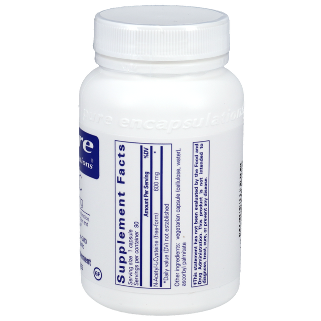 Pure Encapsulations NAC 600 mg Glutathione Support (90 Capsules)