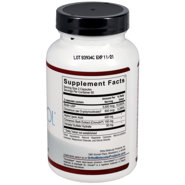 Ortho Molecular Products Diaxinol Metabolic Wellness Support (60 Capsules)