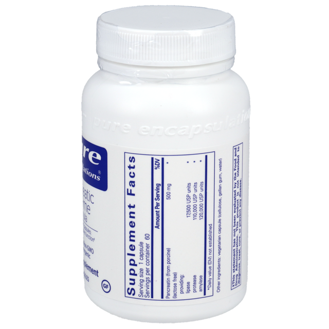 Pure Encapsulations Pancreatic Enzyme Formula Digestive Support (60 Capsules)