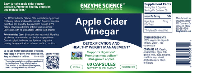 Enzyme Science Apple Cider Vinegar