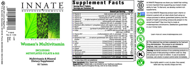 Innate Response Women's Multivitamin 60