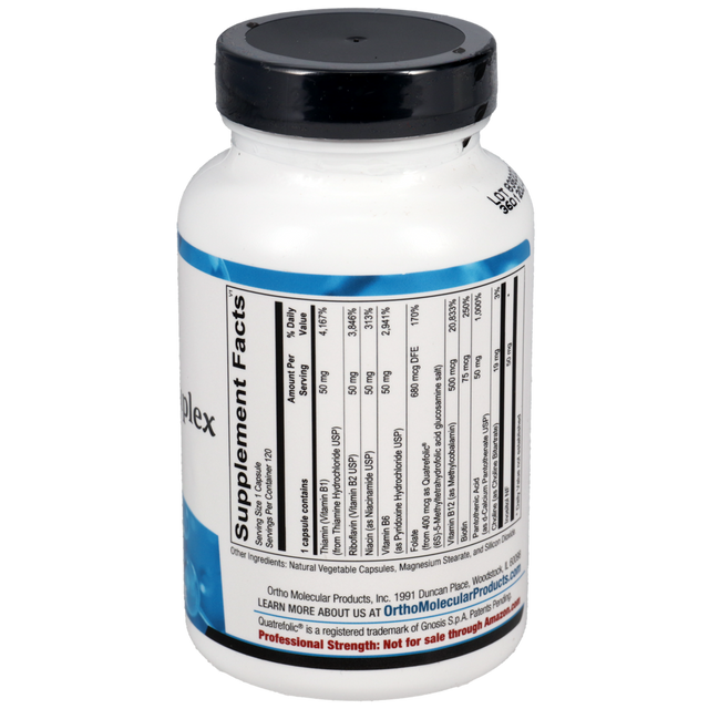 Ortho Molecular Methyl B Complex Energy & Metabolic Support (60 Capsules)