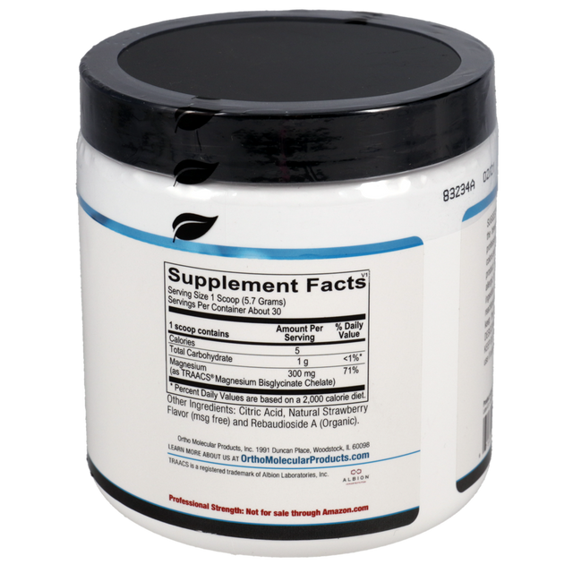 Ortho Molecular Products Reacted Magnesium Powder Strawberry (171 g)