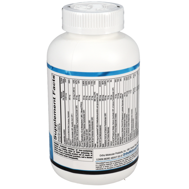 Ortho Molecular Alpha Base with Iron 240 Capsules