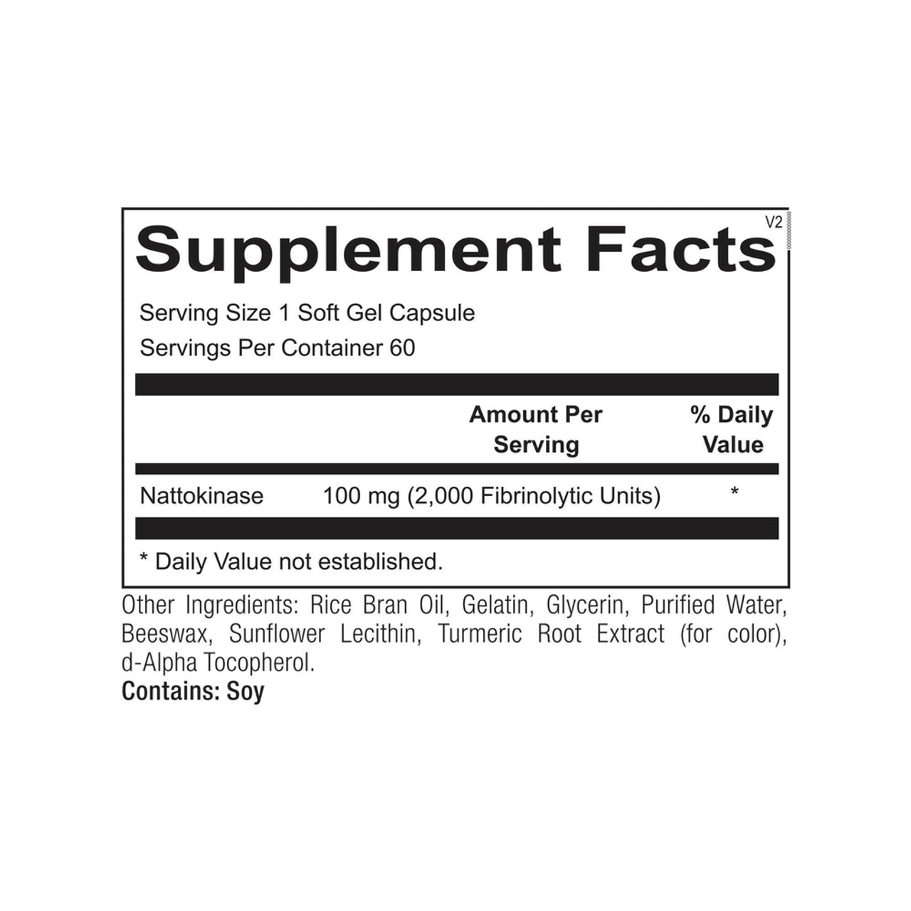 Ortho Molecular Nattokinase 60 Capsules