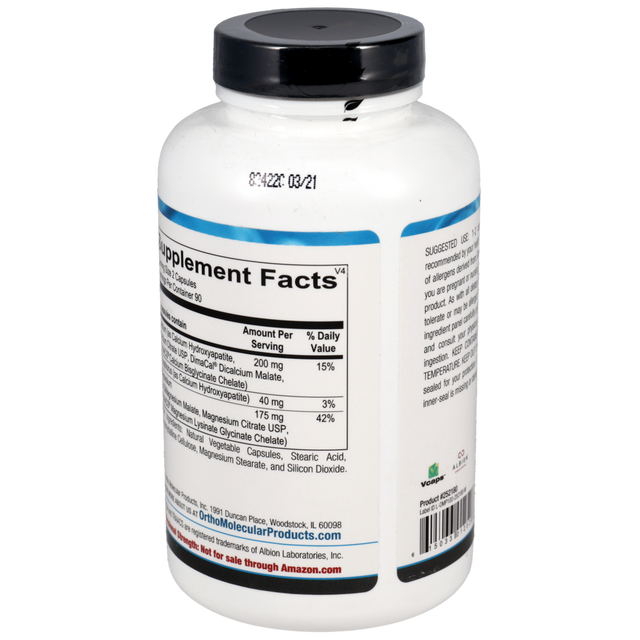 Ortho Molecular Reacted Cal-Mag 90 Capsules