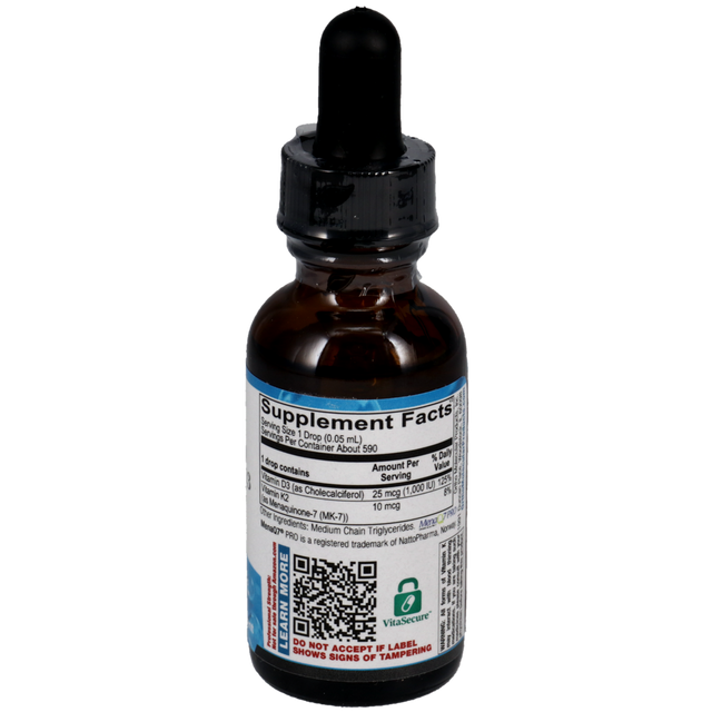 Ortho Molecular Liquid Vitamin D3 with K2 Bone & Cardiometabolic Support