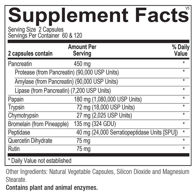 Ortho Molecular Vascuzyme 120