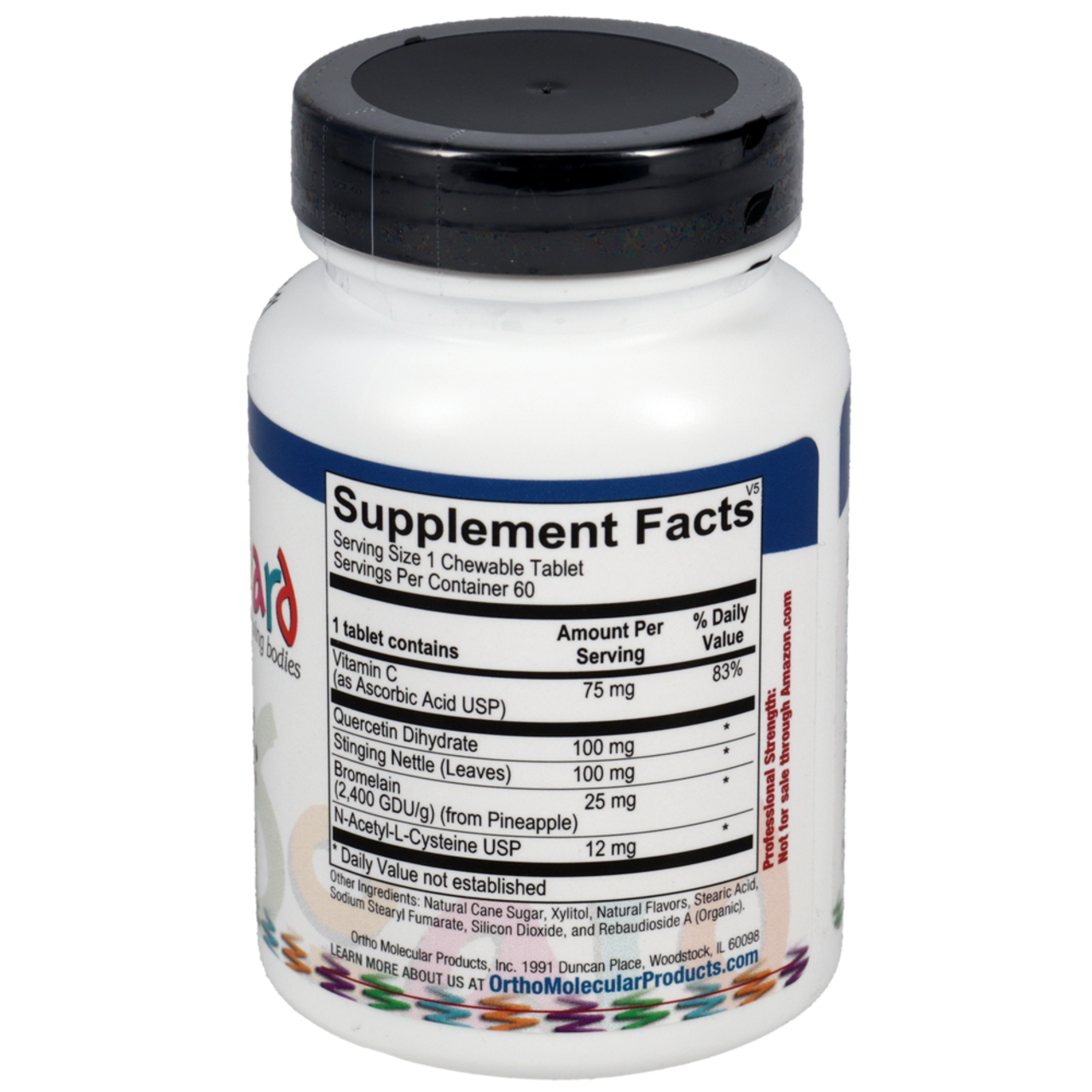 Ortho Molecular Products D-Hist Jr Seasonal Wellness Support (60 Chewables)