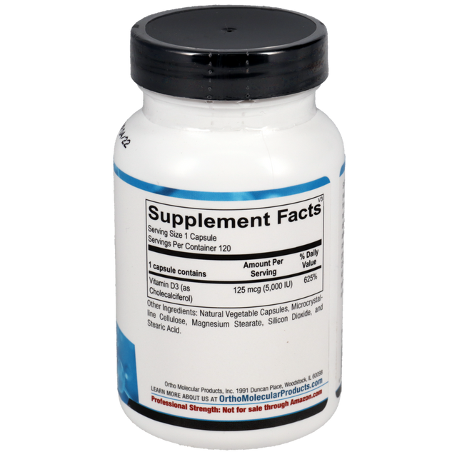 Ortho Molecular Vitamin D 5,000 IU 60
