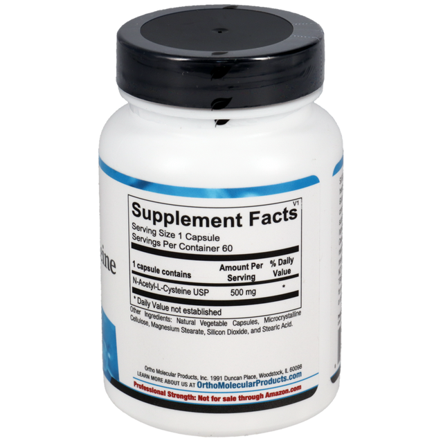 Ortho Molecular N-Acetyl Cysteine 60 Capsules