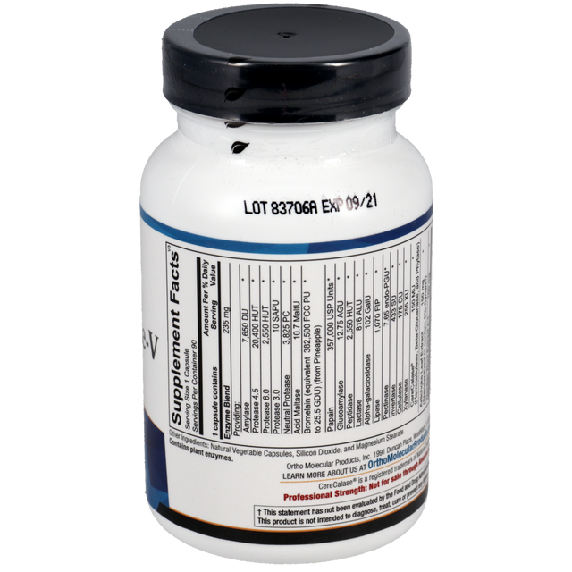 Ortho Molecular Products Digestzyme V Digestive Wellness Support (90 Capsules)