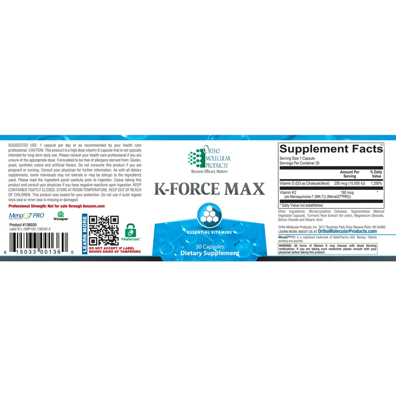 Ortho Molecular K-Force MAX 30