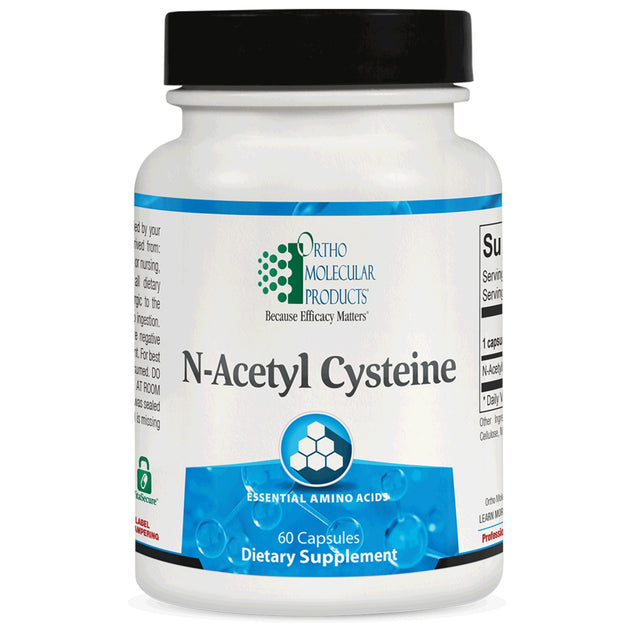 Ortho Molecular N-Acetyl Cysteine 60 Capsules