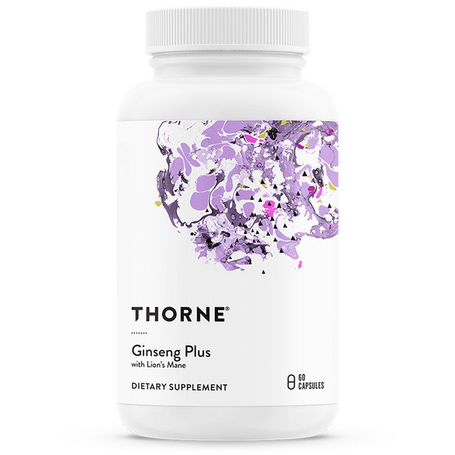 Thorne Ginseng Plus with Lion's Mane 60 Capsules