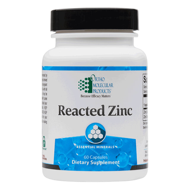 Ortho Molecular Reacted Zinc Immune & Metabolic Support (60 Capsules)