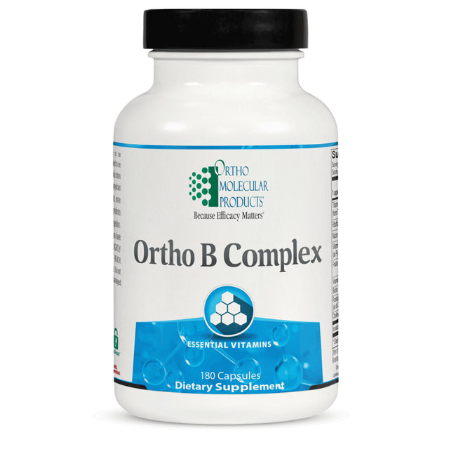 Ortho Molecular Ortho B Complex Energy & Neurological Support (180 Capsules)
