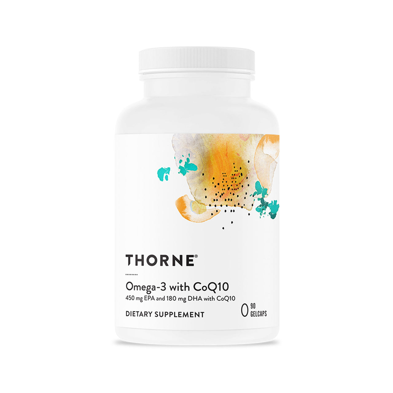 Thorne Omega-3 with CoQ10 – 90 Softgels