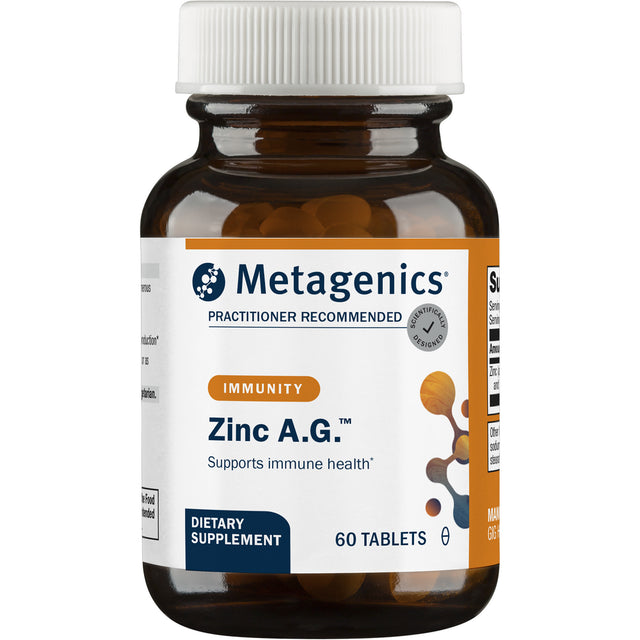 Metagenics Zinc A.G.™ Highly Absorbable Mineral Support (60 Capsules)