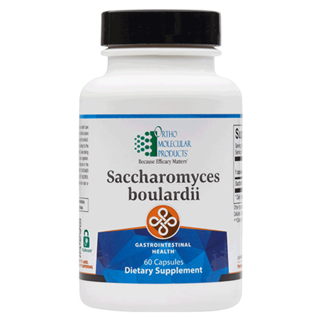 Ortho Molecular Saccharomyces Boulardii Probiotic Digestive Support (60 Capsules)