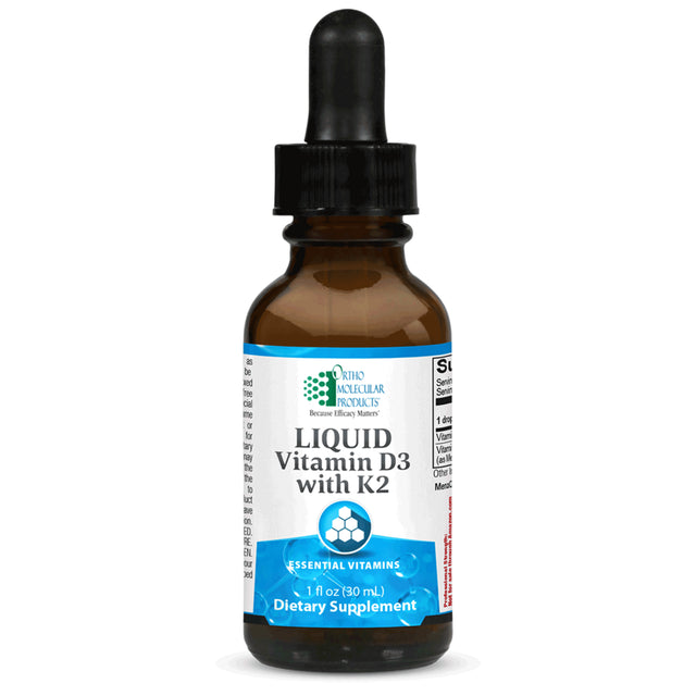 Ortho Molecular Liquid Vitamin D3 with K2 Bone & Cardiometabolic Support