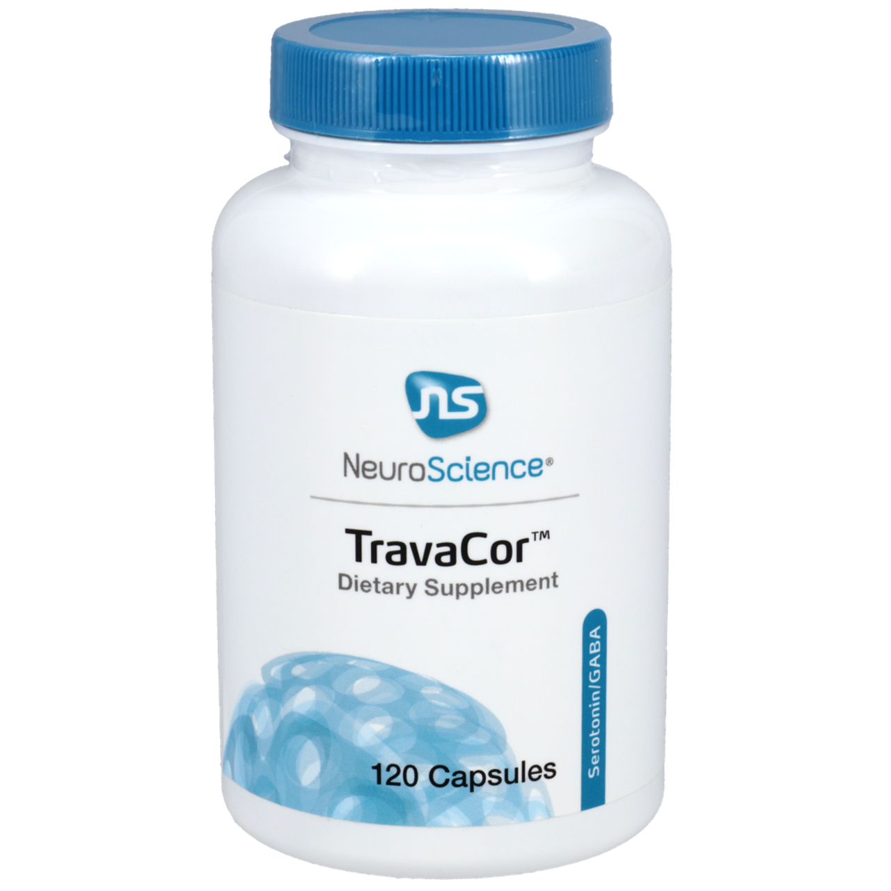 NeuroScience TravaCor Mood & Stress Support (120 Capsules)