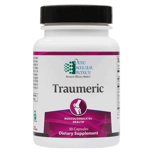 Ortho Molecular Traumeric Turmeric & Musculoskeletal Support (30 Capsules)