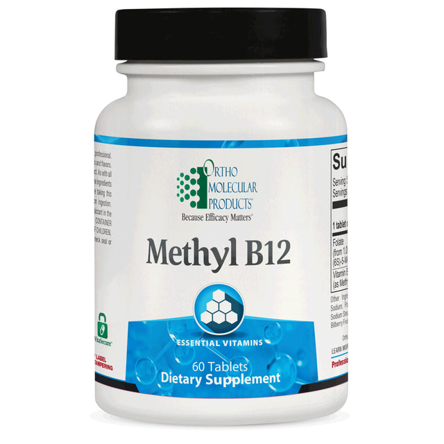 Ortho Molecular Products Methyl B12 Energy & Wellness Support (60 Capsules)