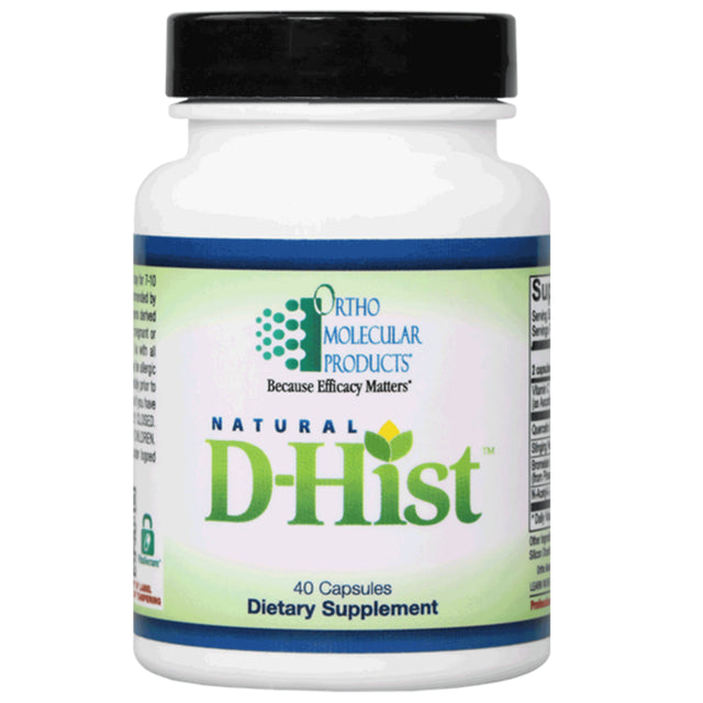 Ortho Molecular Products Natural D-Hist Seasonal Wellness Support (40 Capsules)