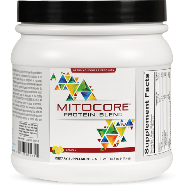 Ortho Molecular MitoCORE® Protein Blend Lemon 60 Capsules