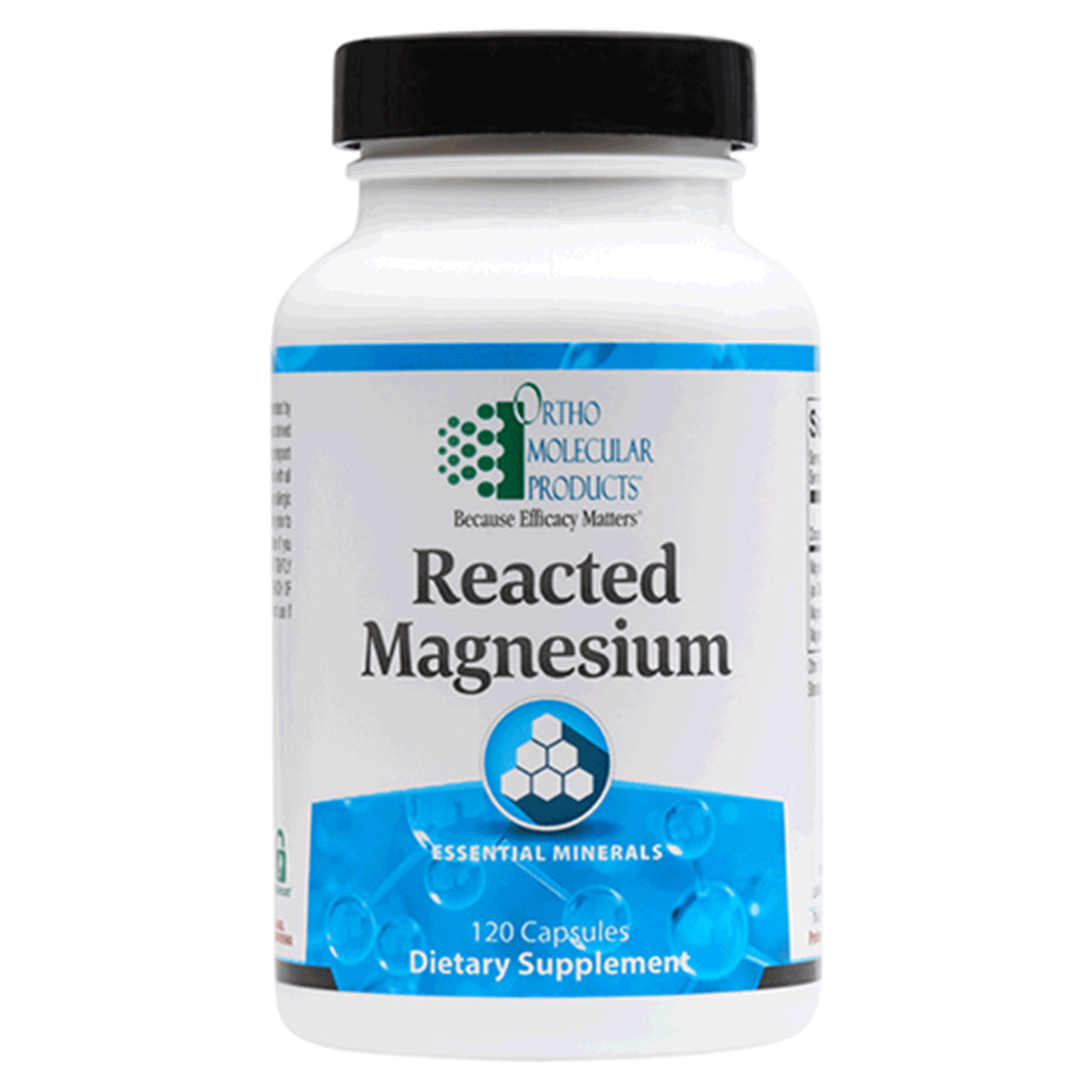 Ortho Molecular Products Reacted Magnesium Daily Mineral Support (120 Capsules)
