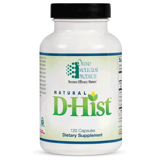 Ortho Molecular Natural D-Hist 120 Capsules