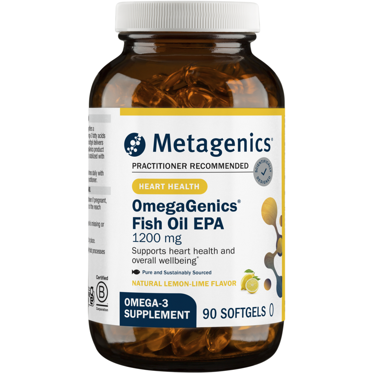 Metagenics OmegaGenics® Fish Oil EPA 1200 mg Heart & Metabolic Support (90 Capsules)