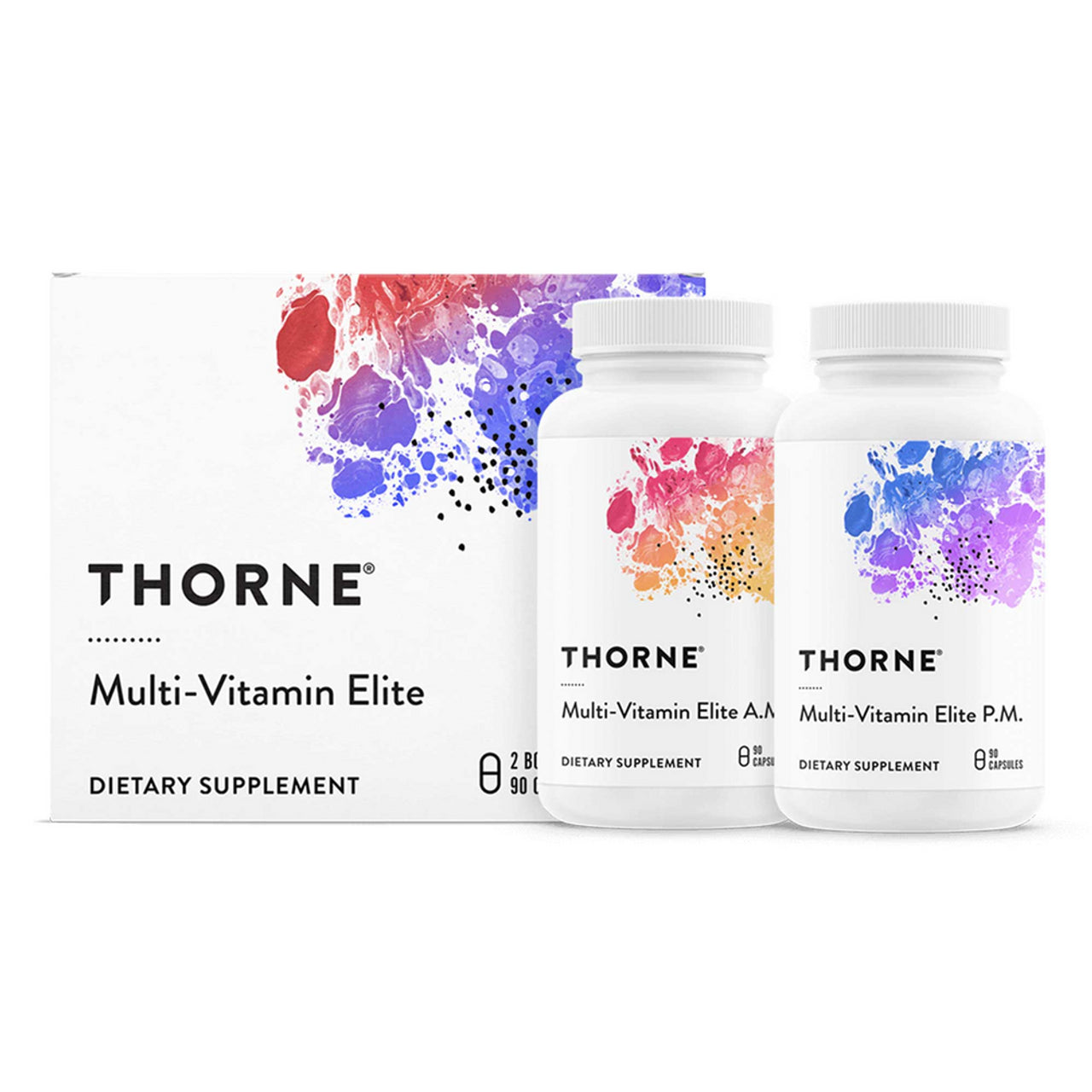 Thorne Multi-Vitamin Elite A.M & P.M. Kit – 180 Capsules