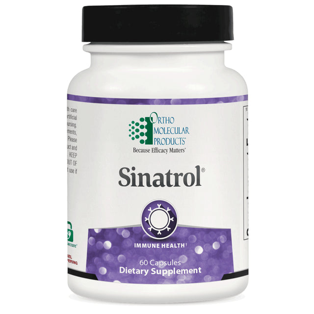 Ortho Molecular Products Sinatrol Sinus & Respiratory Wellness Support (60 Capsules)