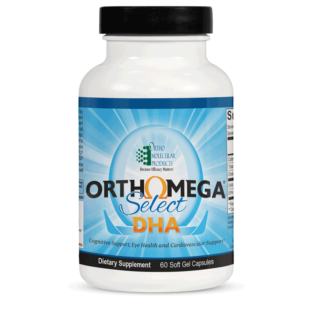 Orthomega Select DHA – Omega-3 DHA Wellness Support (60 Softgels)
