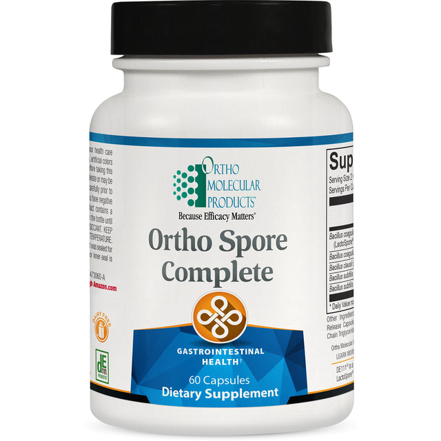 Ortho Molecular Ortho Spore Complete 60 Capsules