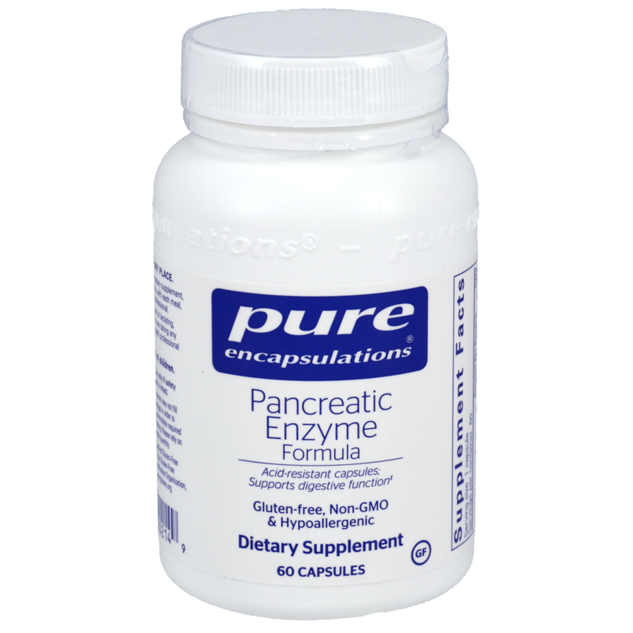 Pure Encapsulations Pancreatic Enzyme Formula Digestive Support (60 Capsules)