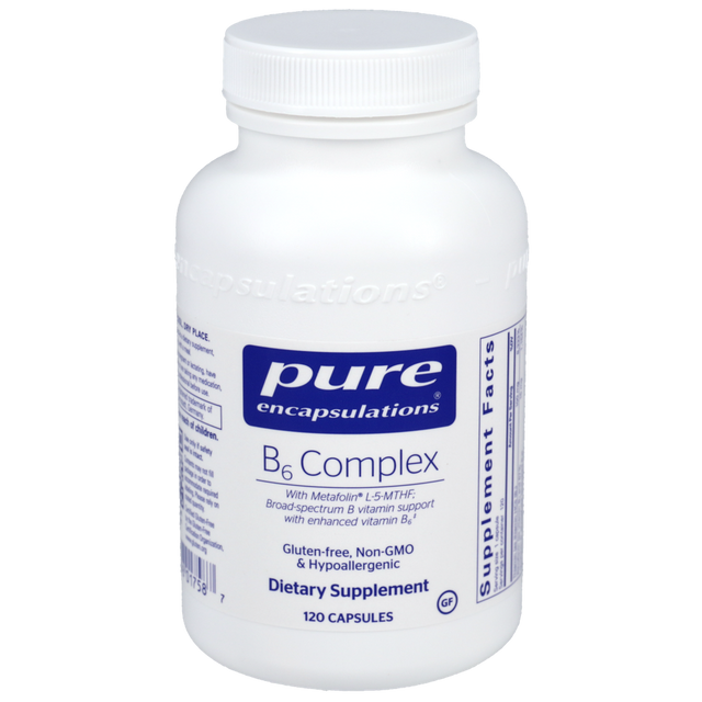 Pure Encapsulations B6 Complex Broad-Spectrum B Vitamin Support (120 Capsules)