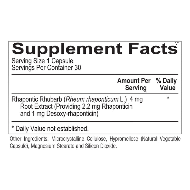 Ortho Molecular Rhubestryn 30 Capsules