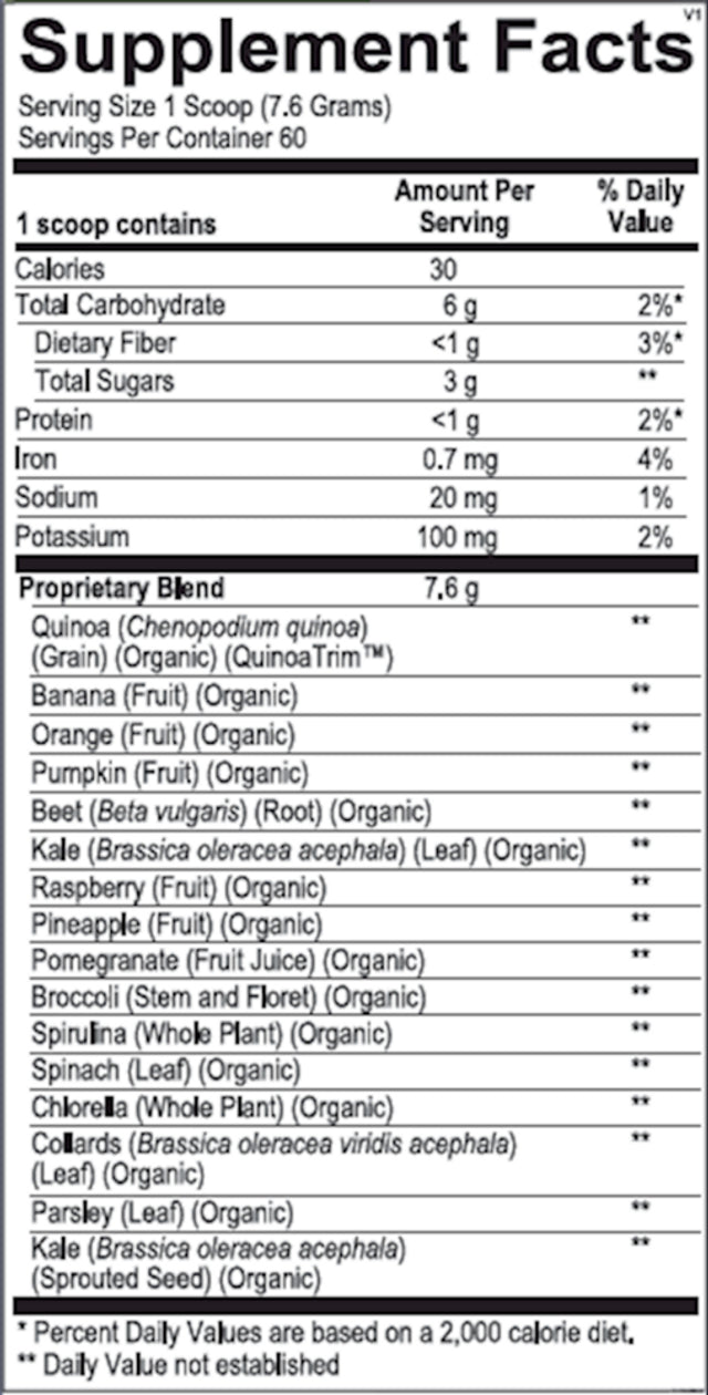 Ortho Molecular Indigo Greens Powder 60 Servings