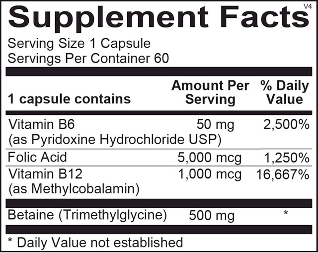Ortho Molecular Cardio B 60 Capsules