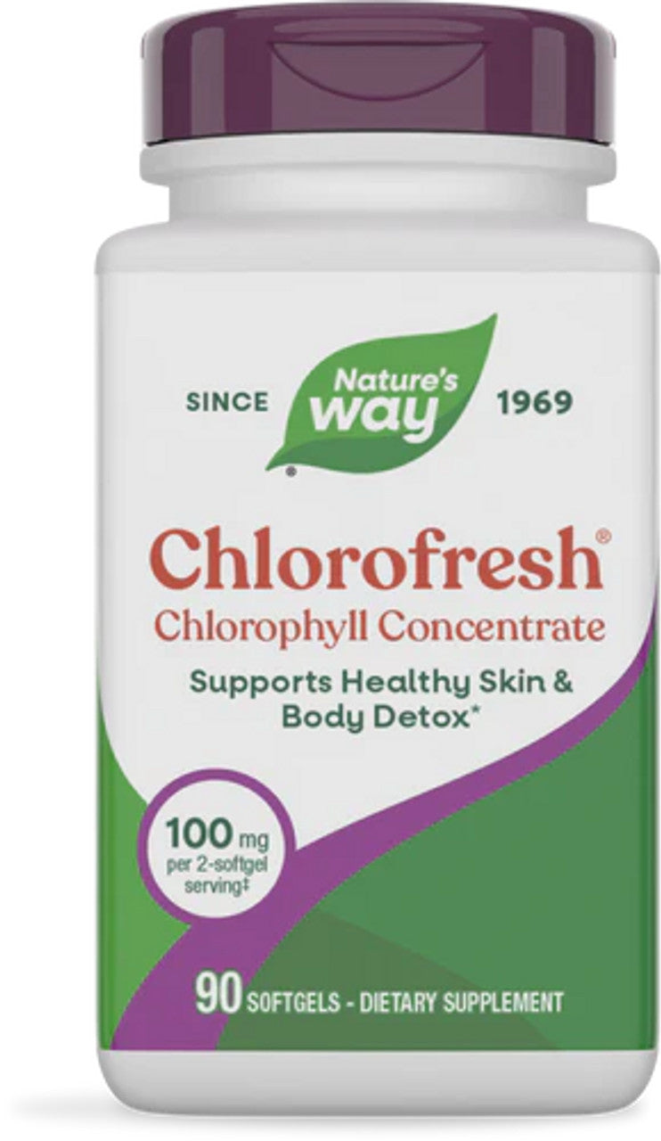 Nature's Way Chlorofresh Chlorophyll Concentrate 90 Softgels