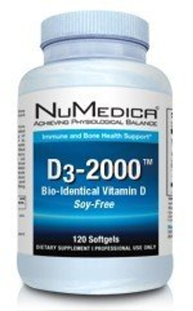 NuMedica D3-2000 – 120 Softgels
