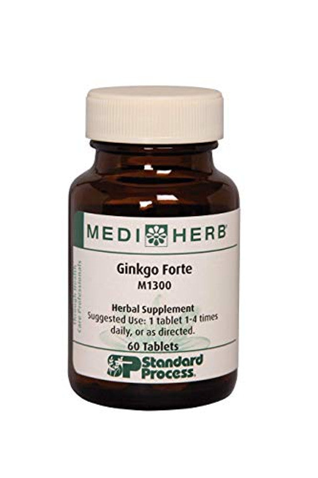 Standard Process Ginkgo Forte – Cognitive & Circulatory Wellness Support (60 Tablets)