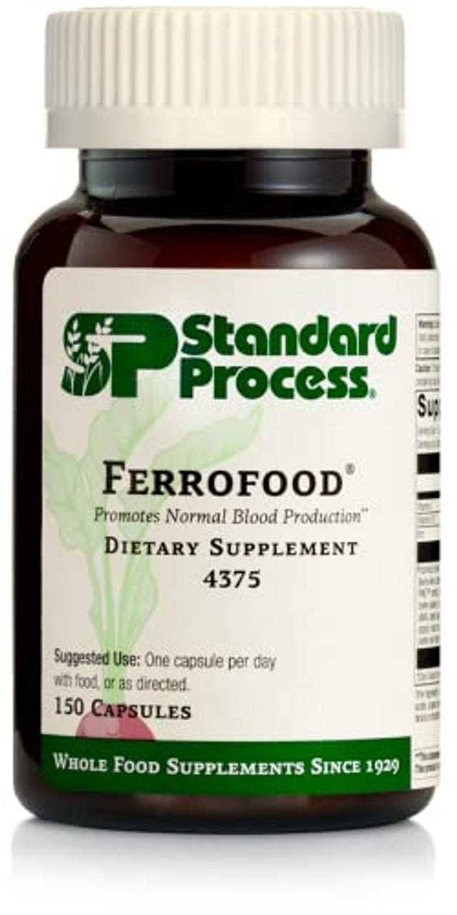 Standard Process Ferrofood – Daily Iron & Wellness Support (150 Capsules)
