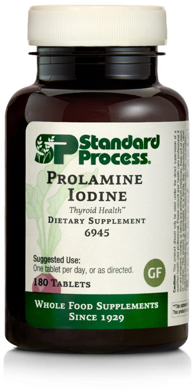 Standard Process Prolamine Iodine – Wellness & Metabolic Support (180 Tablets)